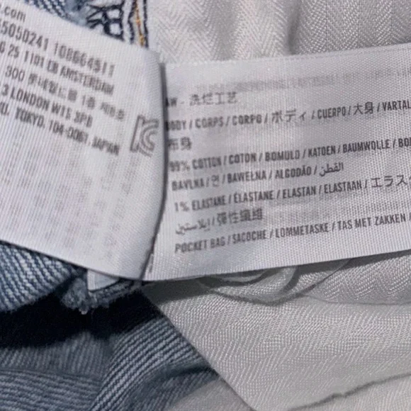 Abercrombie & fitch the 90s straight mid rise Jean 29/8/XL/L33 - Picture 7 of 11